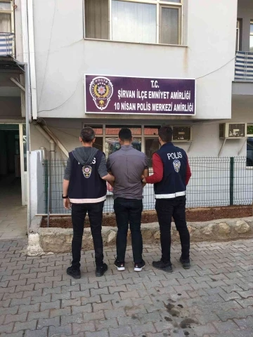 Siirt’te kasten öldürme suçundan aranan hükümlü yakalandı
