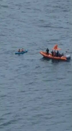 Şile’de korku dolu anlar: Mahsur kalan kanocuları Sahil Güvenlik ekipleri kurtardı

