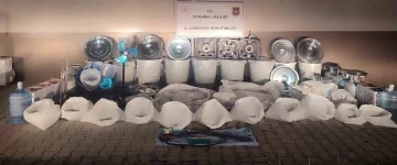 Silivri’de villada 1 ton 50 kilo uyuşturucu ele geçirildi
