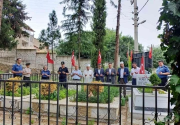 Simav’da şehit mezarları ve şehit aileleri ziyaret edildi
