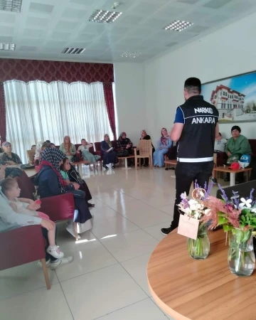 Sincan’da Hanımlar Konaklarında bağımlılıkla mücadele semineri
