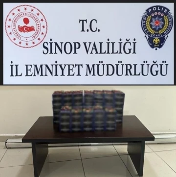 Sinop’ta 10 bin makaron ele geçirildi: 1 gözaltı
