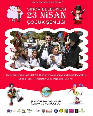Sinop’ta 23 Nisan kutlamaları salona alındı
