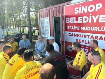 Sinop’ta cankurtaranlar sezonu kapattı
