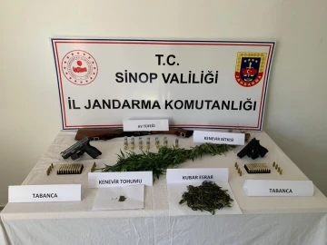 Sinop’ta jandarmadan uyuşturucu operasyonunda 1 gözaltı
