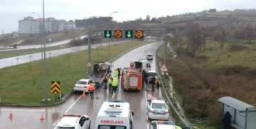 Sinop’ta otomobiller çarpıştı: 3 yaralı
