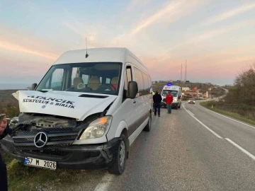 Sinop’ta trafik kazası: 1 yaralı
