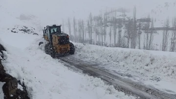 Şırnak’ta kar esareti devam ediyor, kalınlığı bir metreyi geçti
