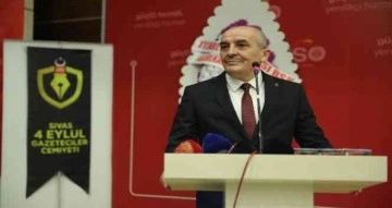 Sivas 4 Eylül Gazeteciler Cemiyeti Başkanı Karahan: "Ülkemizin başı sağ olsun"