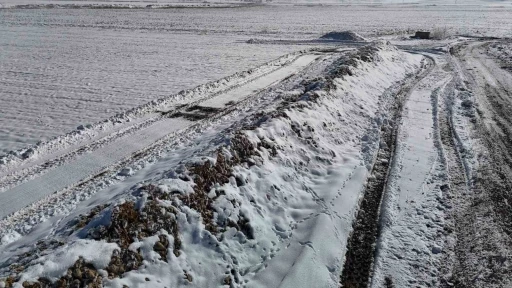 Sivas’ta 60 bin ton şeker pancarı kar altında kaldı
