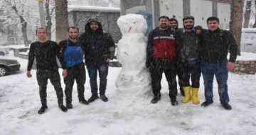 Siverek’te yoğun kar yağışı