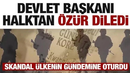 Skandal ülkenin gündemine oturdu! Devlet başkan halktan özür diledi