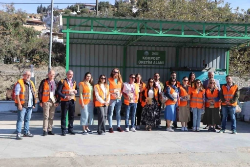 Söke Belediyesi, Avrupa’dan gelen konuklara geri dönüşümü anlattı
