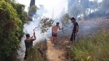 Söke’deki yangın kısmen kontrol altına alındı
