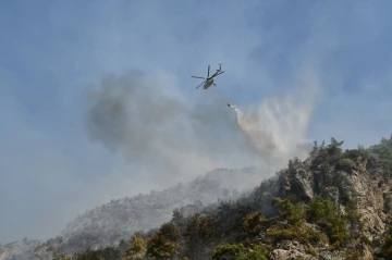 Söke’deki yangını söndürme çalışmaları devam ediyor
