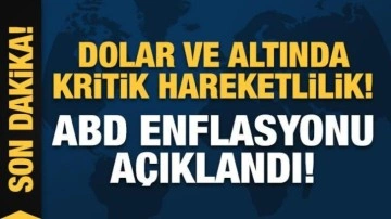 Son dakika: ABD enflasyonu açıklandı: Dolar ve altında kritik hareketlilik