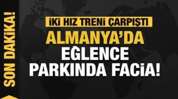 Son dakika... Almanya'da eğlence parkında facia! İki hız treni çarpıştı