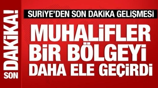 Son Dakika: Dera muhaliflerin kontrolüne geçti