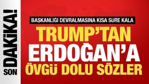 Son dakika! Donald Trump: Cumhurbaşkanı Erdoğan saygı duyduğum biri