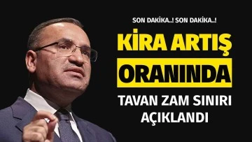 Son dakika haberi: Bakan Bozdağ açıkladı: İşte yeni kira artış oranları