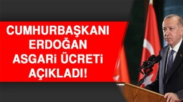 Son dakika haberi: Cumhurbaşkanı Erdoğan'dan yeni asgari ücreti açıkladı