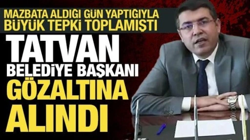 Son dakika haberi: Tatvan Belediye Başkanı gözaltına alındı