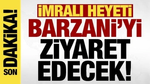 Son dakika: İmralı heyeti Barzani ile görüşecek!