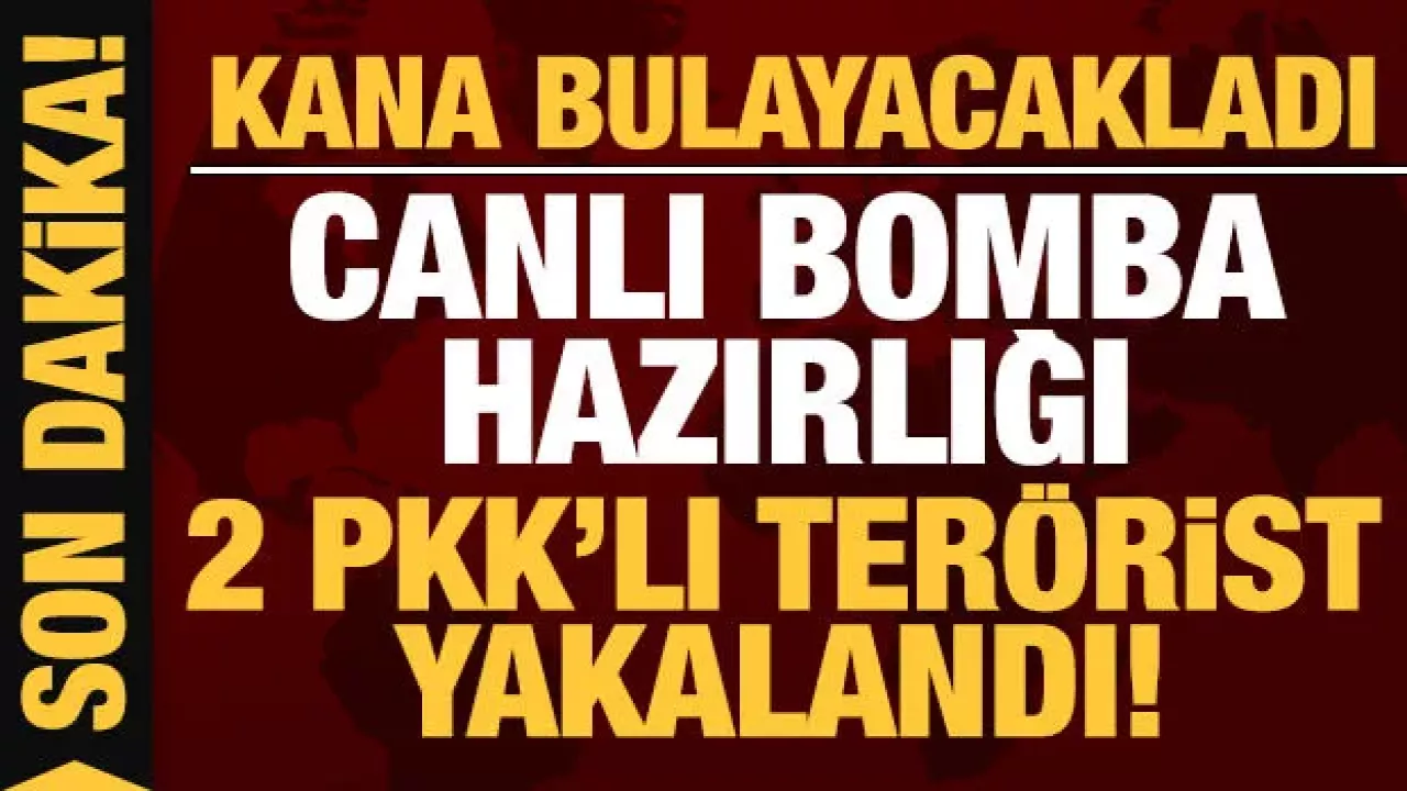 Son dakika: Kana bulayacaklardı: 2 PKK'lı terörist yakalandı!