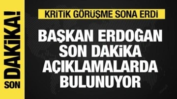 Son dakika: Kritik görüşme sona erdi! Erdoğan ve Zelenski açıklama yapıyor