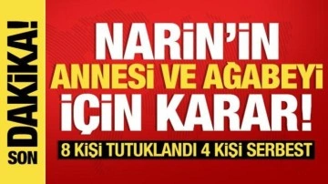 Son dakika: Narin cinayetinde anne ve ağabey dahil 8 kişi tutuklandı!