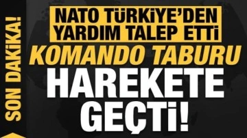 Son dakika: NATO, Türkiye'den yardım talep etti, komando taburu harekete geçti!