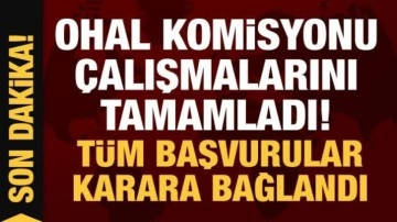 Son Dakika: OHAL Komisyonu çalışmalarını tamamladı!