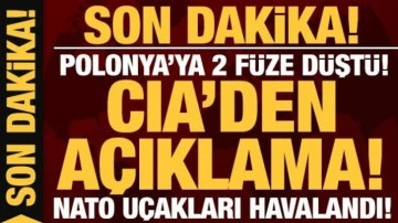 Son dakika: Polonya'ya 2 füze düştü: NATO uçakları havalandı