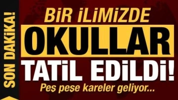 Son dakika: Samsun'un 3 ilçesinde okullar tatildi! Peş peşe kareler geliyor...