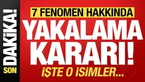 Son dakika: Yasa dışı bahis soruşturmasında 7 fenomen hakkında yakalama kararı!