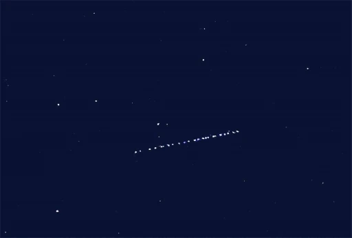 Starlink uyduları Bitlis semalarında görüldü
