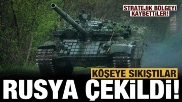 Stratejik bölgeyi kaybettiler: Köşeye sıkışan Ruslar geri çekildi!