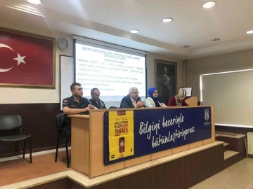 SUBÜ Geyve MYO’da kadına şiddetle mücadele eğitimi
