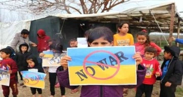 Suriyeli çocuklardan "savaş bitsin" çağrısı