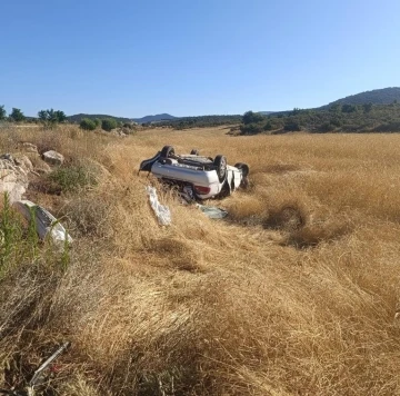 Takla atan araçta 2 kişi öldü, 4 kişi yaralandı
