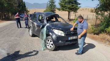 Takla atan cipteki 2 kişi yaralandı
