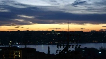 Taksim’de gün batımı hayran bıraktı
