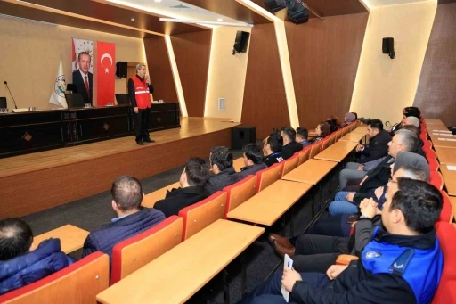 Talas personeline ilk yardım eğitimi
