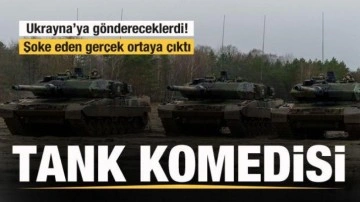 Tank komedisi! Ukrayna'ya gönderecekti! Şoke eden gerçek ortaya çıktı