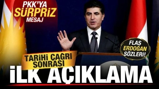 Tarihi çağrı sonrası Barzani'den ilk açıklama! PKK'ya net mesaj! Flaş Erdoğan sözleri