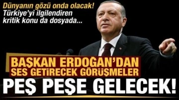 Tarihi görüşmeler peş peşe gelecek! Erdoğan hem Putin hem de Biden ile görüşecek