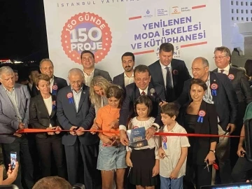 Tarihi Moda İskelesi deniz manzaralı kütüphaneye dönüştü
