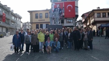 Tarihi Odunpazarı Evleri haftasonunda turistlerin odağı olmaya devam ediyor
