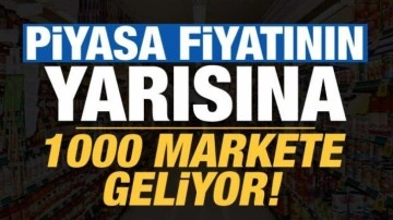 Tarım Kredi Kooperatifleri Genel Müdürü: Piyasa fiyatının yarısına, 1000 markete geliyor!