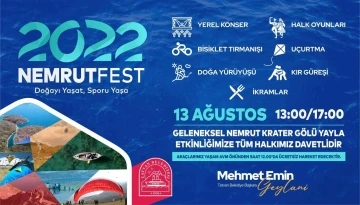 Tatvan’da “Nemrut Yayla” şenlikleri düzenlenecek
